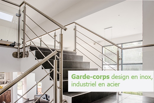 Garde-corps inox et Balustrade sur Mesure pour intérieur et