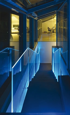 garde-corps-verre-led , Le verre, plébiscité par les architectes