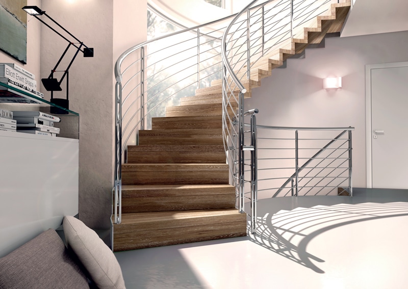 quart-inox-bois-02 Escalier bois inox