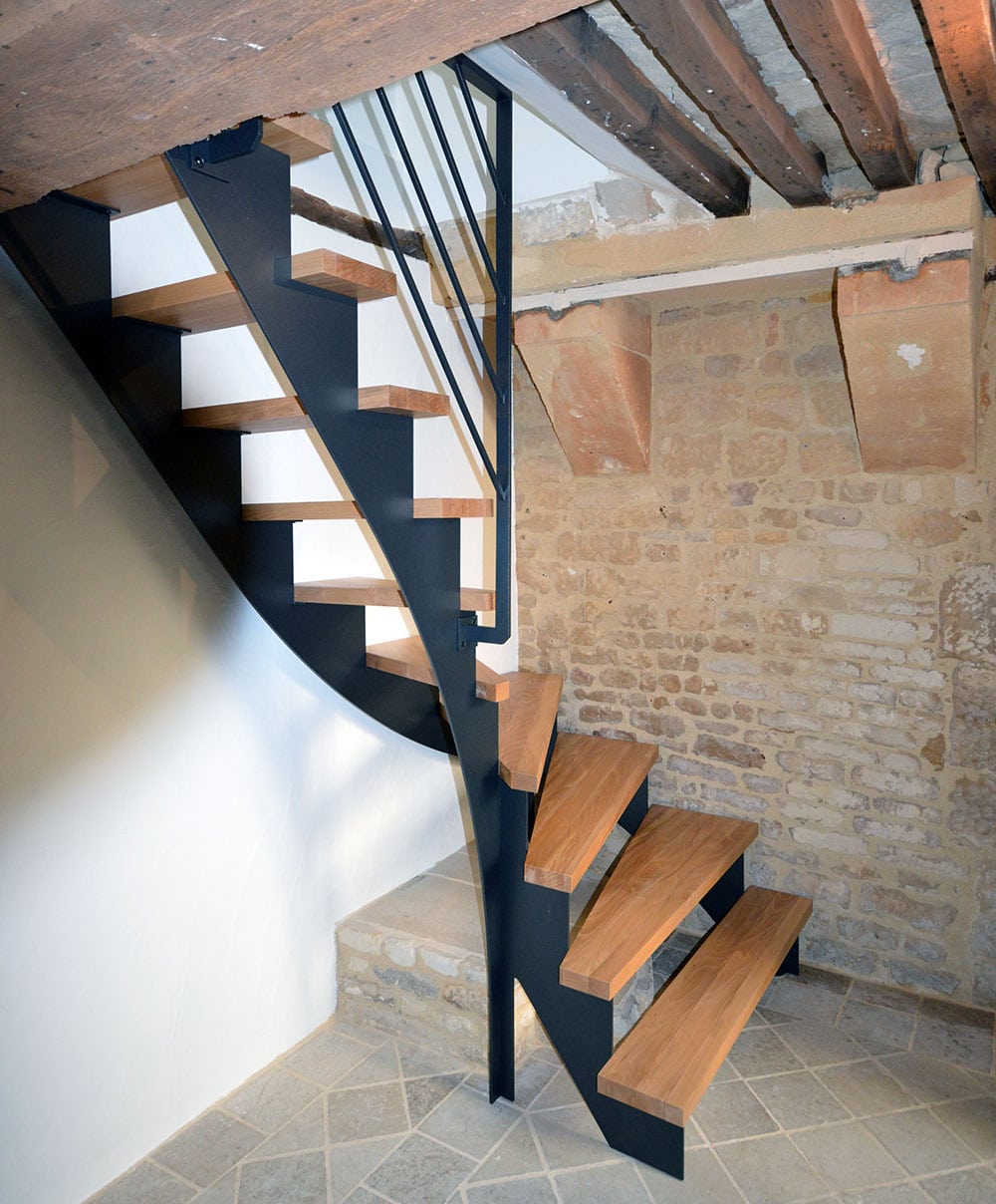 escalier quart tournant rouen