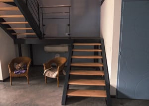 escalier-fer-plat