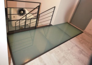 Plancher en verre