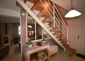 Escalier Limon Central Blanc